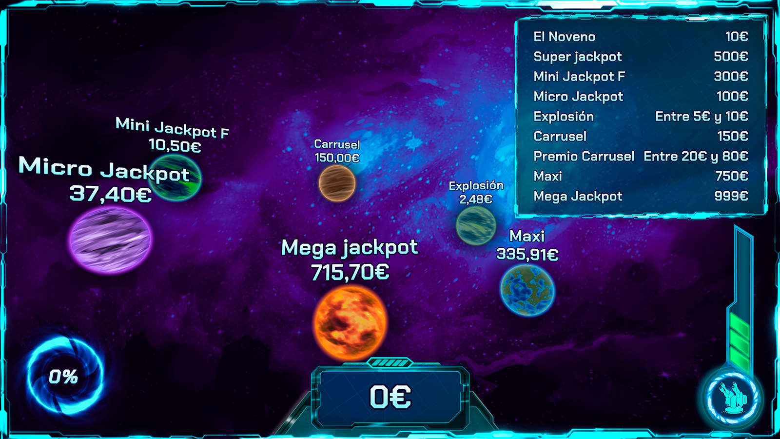 Calima Jackpot: ¡Un universo para explorar!